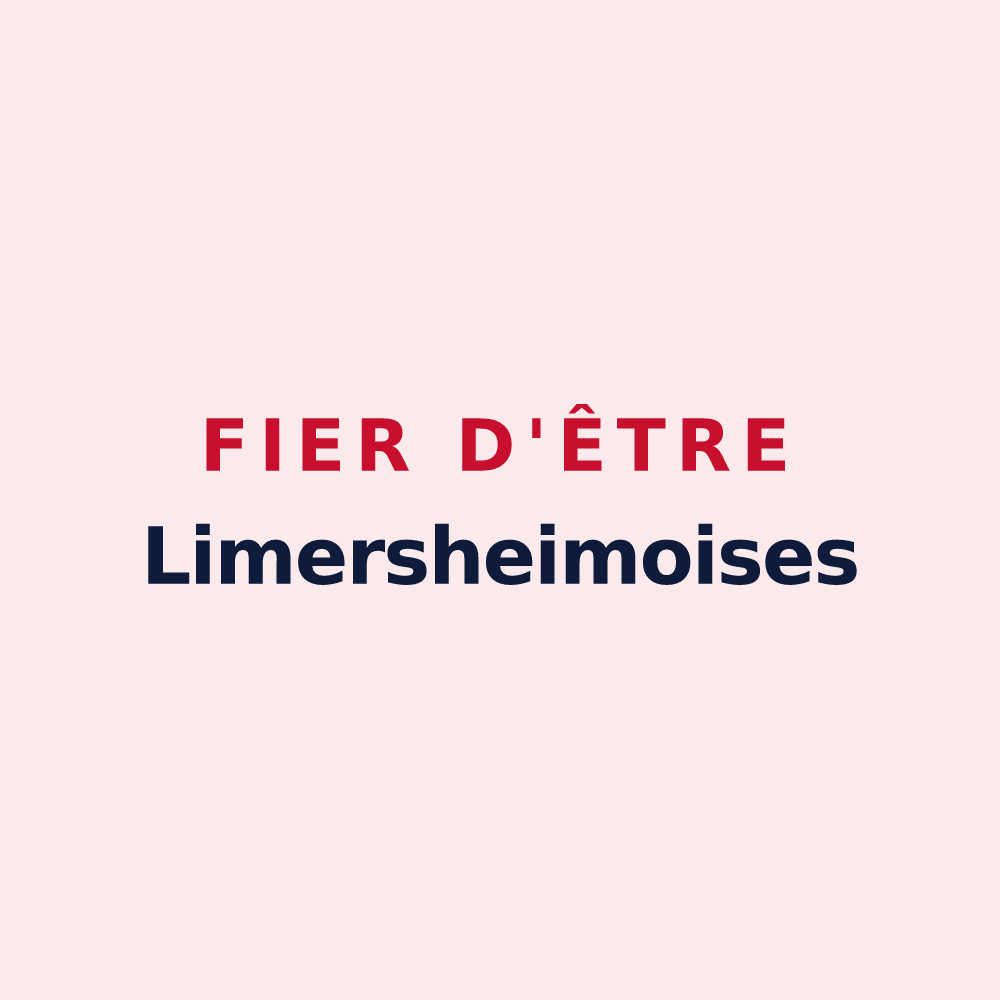 Magnet « Fier d'être Limersheimoises » — design pour Limersheim