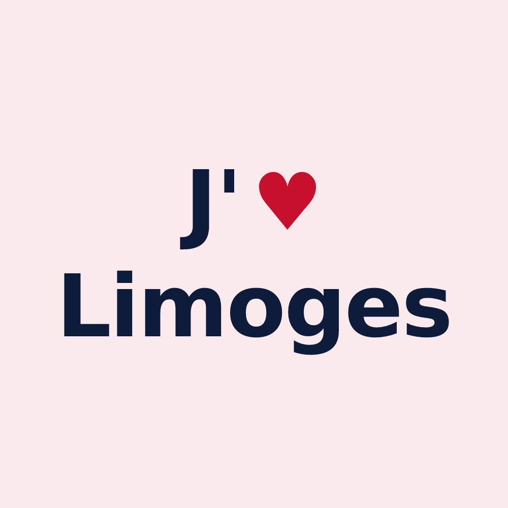 Magnet personnalisé Limoges — design J'aime Limoges
