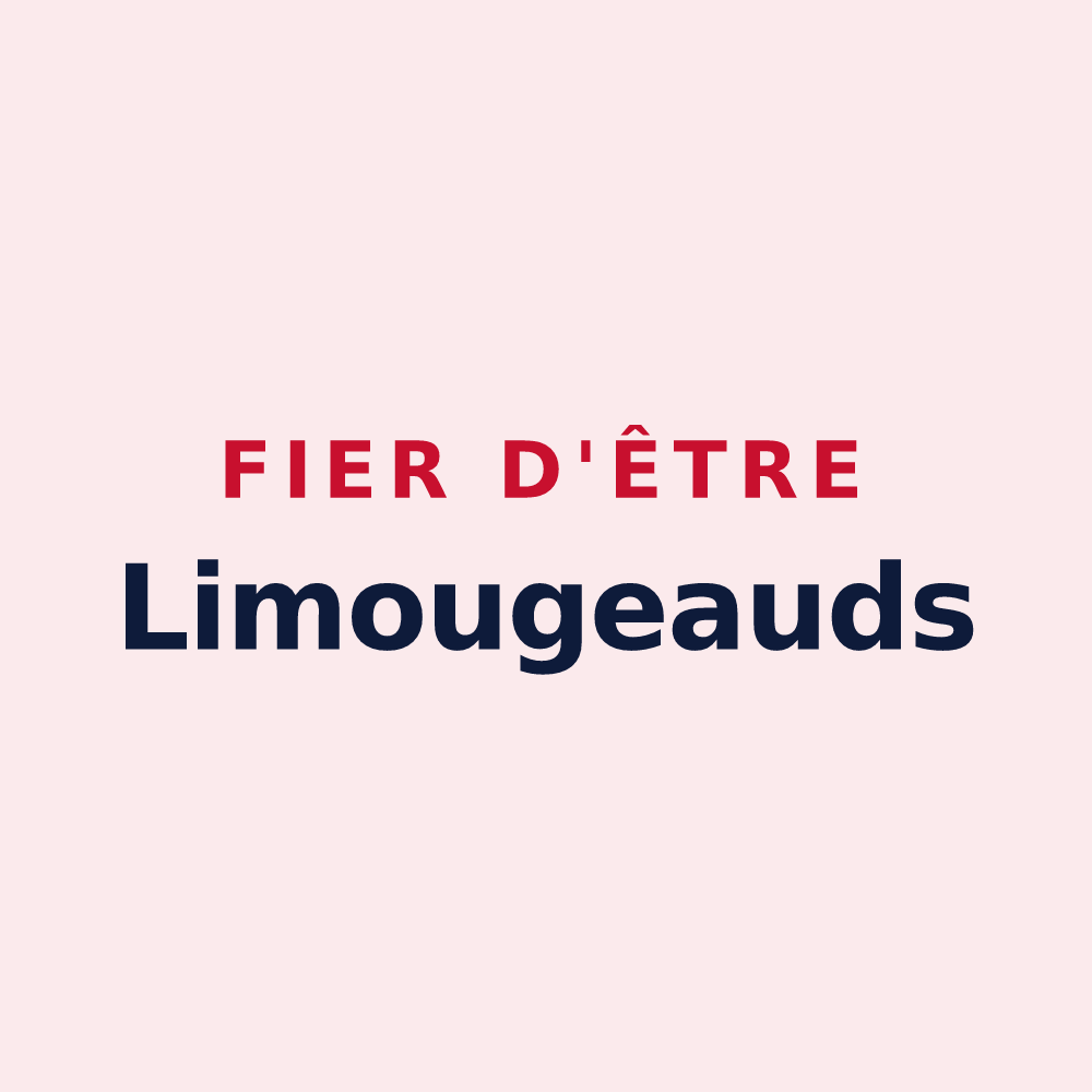 Magnet « Fier d'être Limougeauds » — design pour Limoges