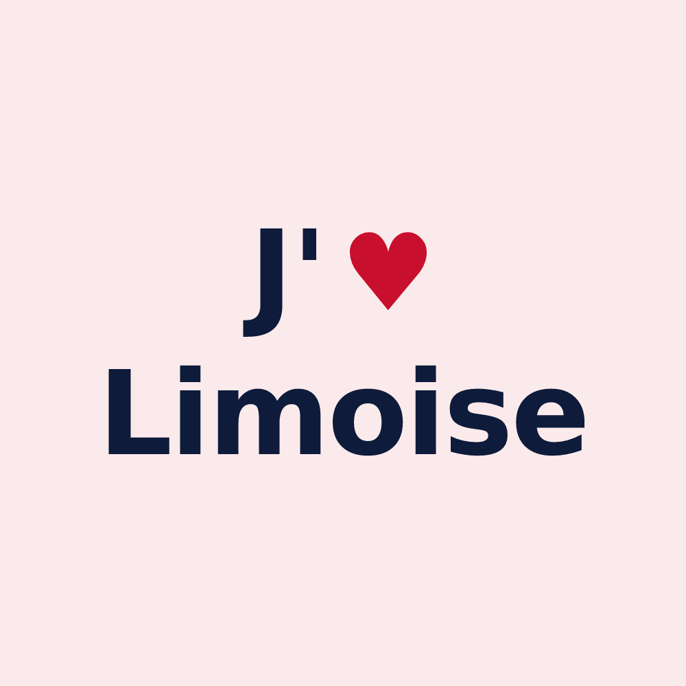 Magnet personnalisé Limoise — design J'aime Limoise