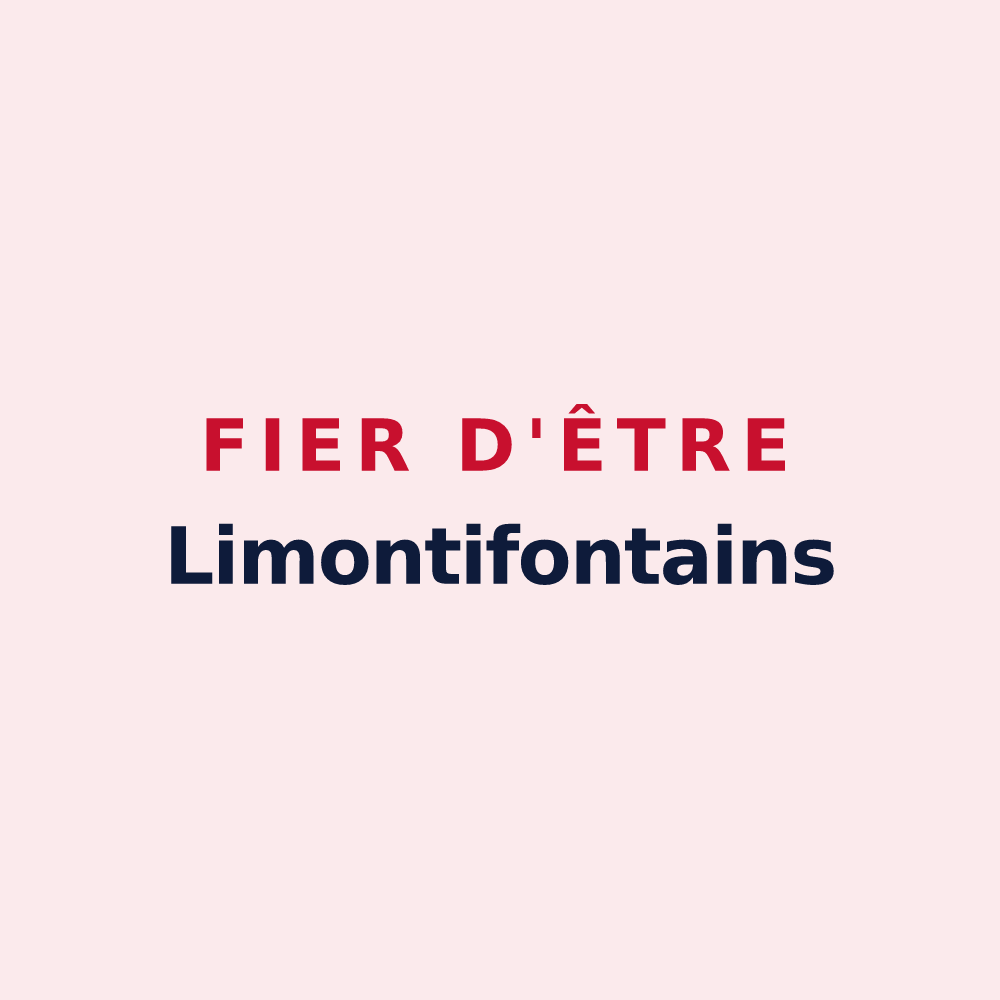 Magnet « Fier d'être Limontifontains » — design pour Limont-Fontaine