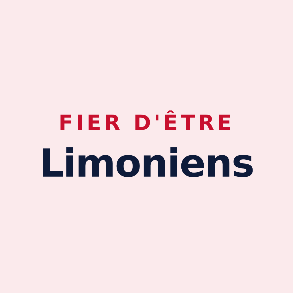 Magnet « Fier d'être Limoniens » — design pour Limony