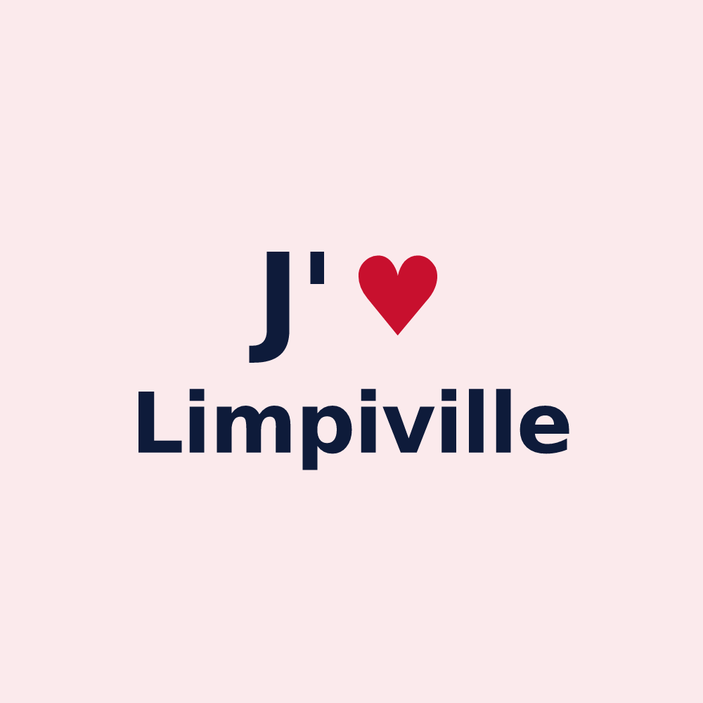 Magnet personnalisé Limpiville — design J'aime Limpiville