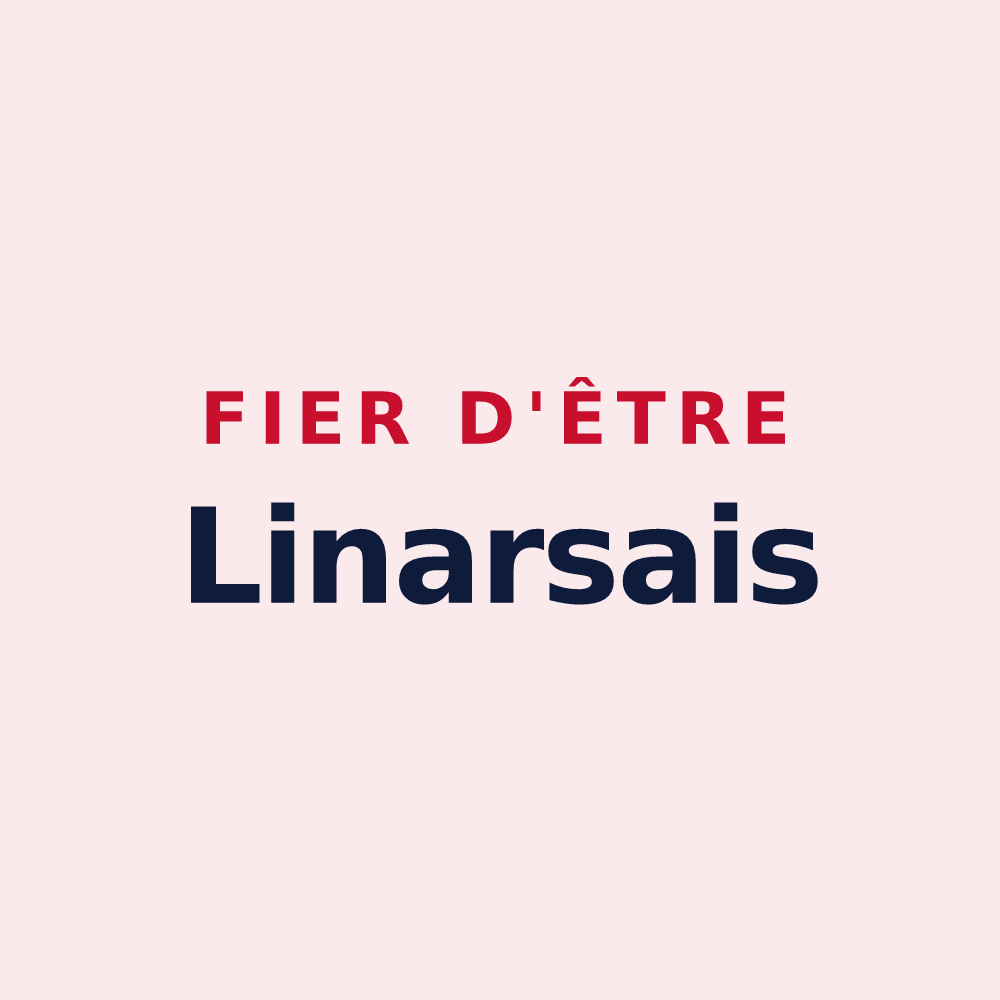 Magnet « Fier d'être Linarsais » — design pour Linars