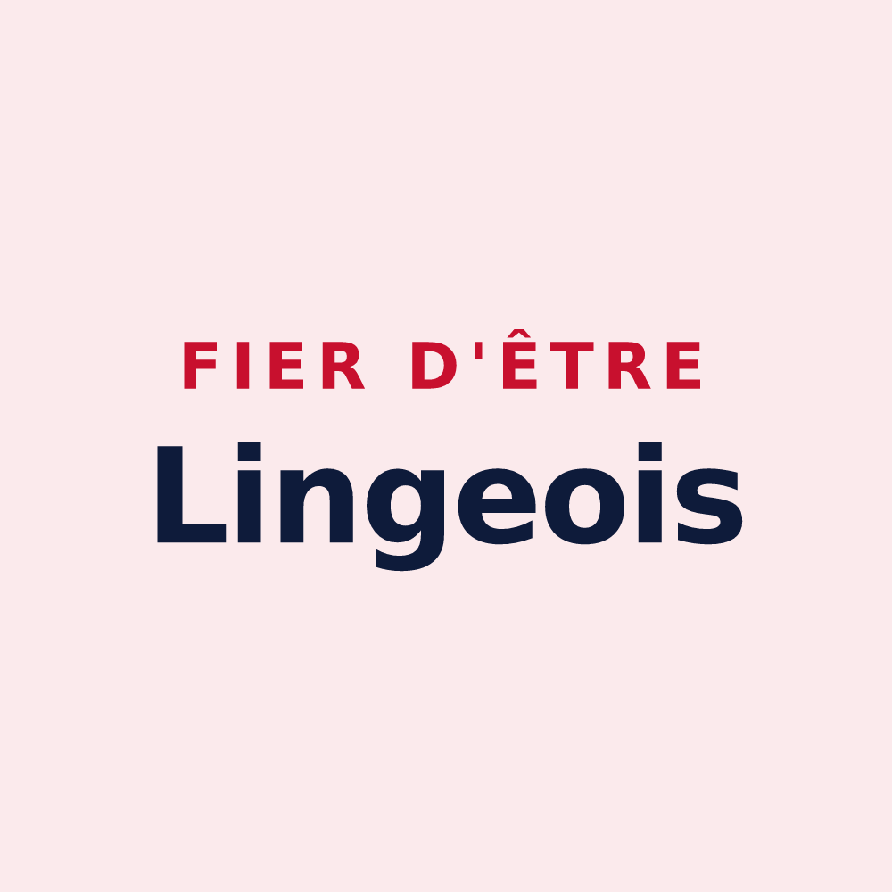 Magnet « Fier d'être Lingeois » — design pour Lingé