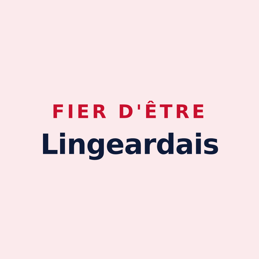 Magnet « Fier d'être Lingeardais » — design pour Lingeard