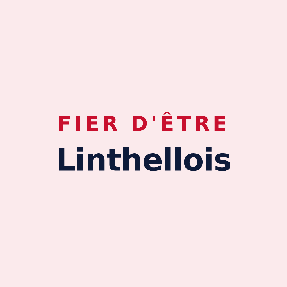 Magnet « Fier d'être Linthellois » — design pour Linthelles