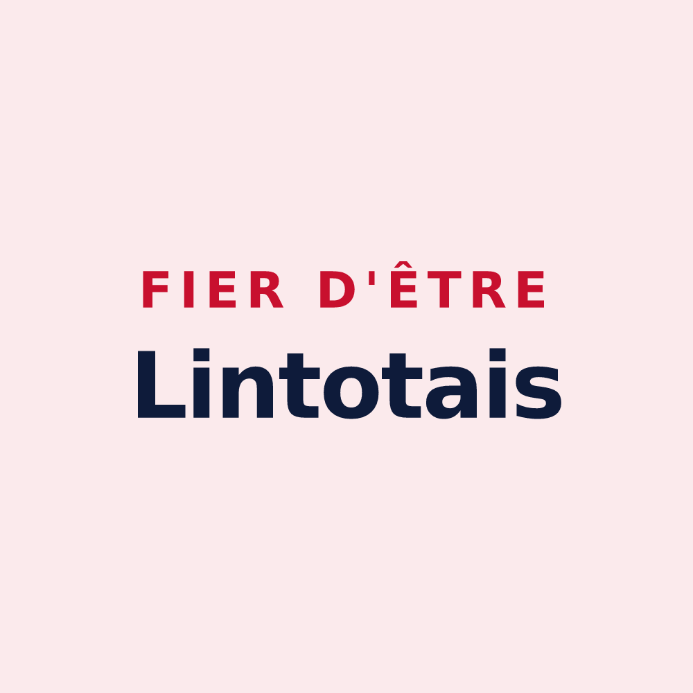 Magnet « Fier d'être Lintotais » — design pour Lintot