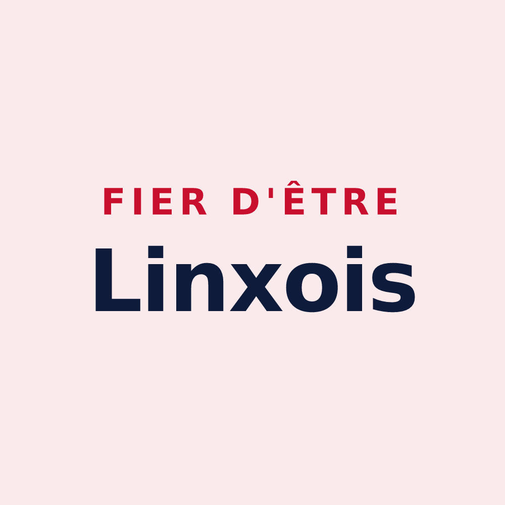 Magnet « Fier d'être Linxois » — design pour Linxe