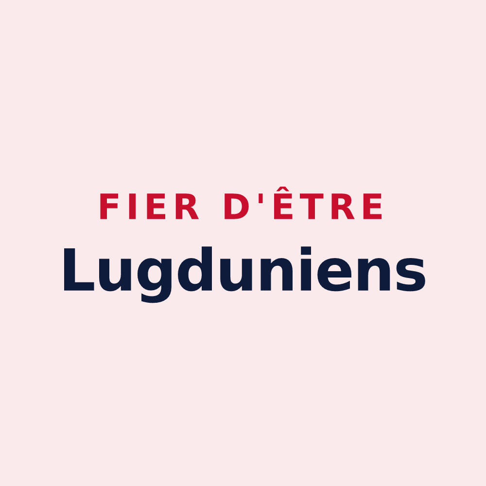 Magnet « Fier d'être Lugduniens » — design pour Lion-en-Sullias
