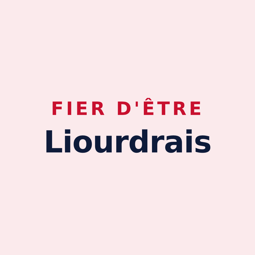 Magnet « Fier d'être Liourdrais » — design pour Liourdres