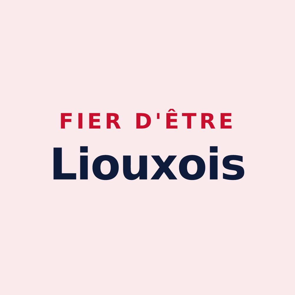 Magnet « Fier d'être Liouxois » — design pour Lioux
