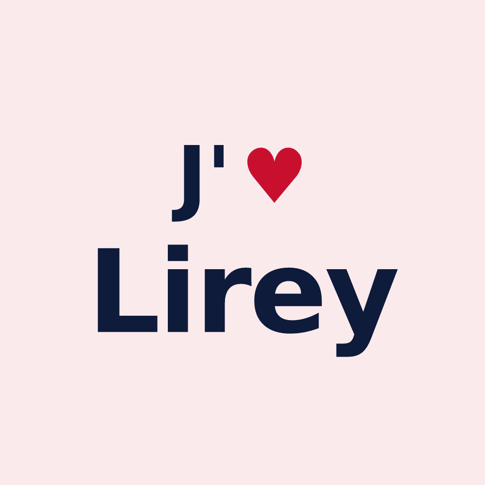 Magnet personnalisé Lirey — design J'aime Lirey