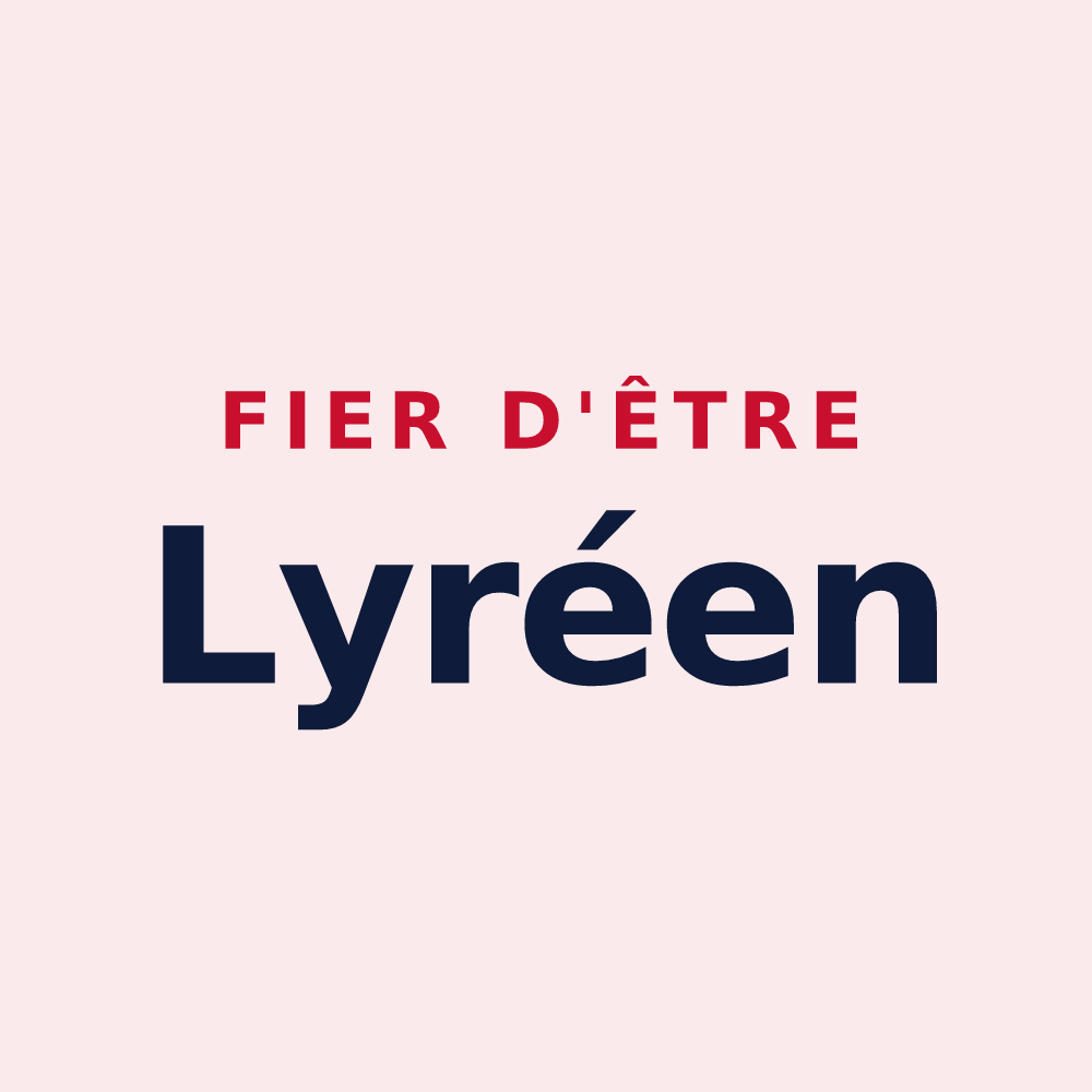 Magnet « Fier d'être Lyréen » — design pour Lirey