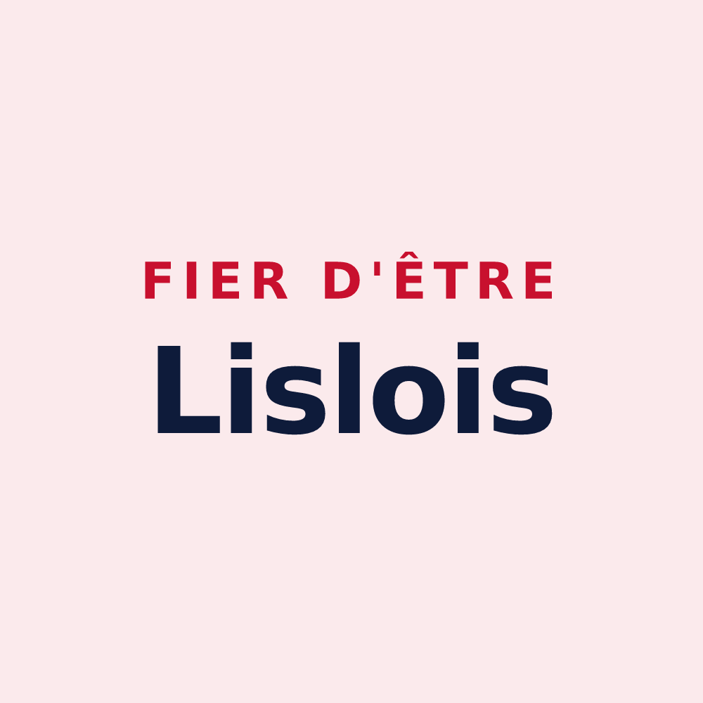Magnet « Fier d'être Lislois » — design pour Lisle