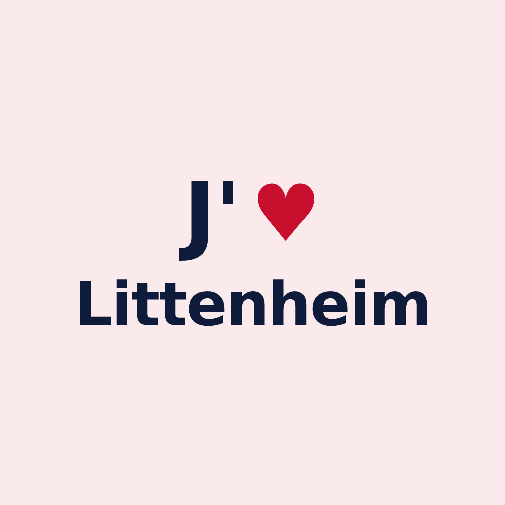 Magnet personnalisé Littenheim — design J'aime Littenheim