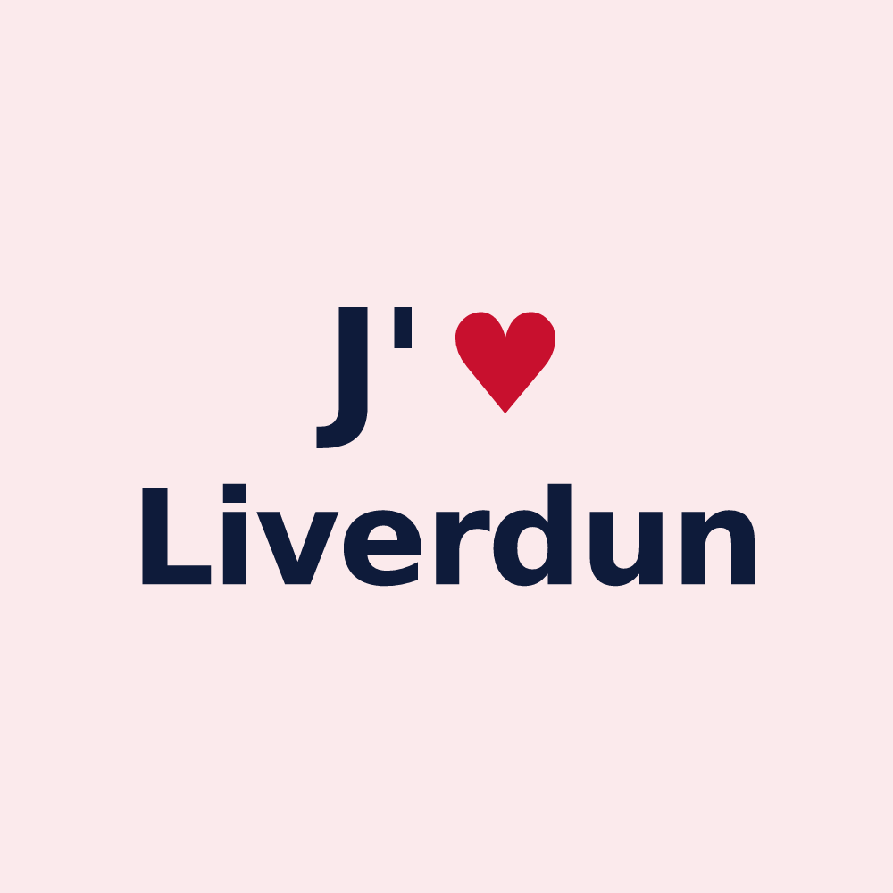 Magnet personnalisé Liverdun — design J'aime Liverdun