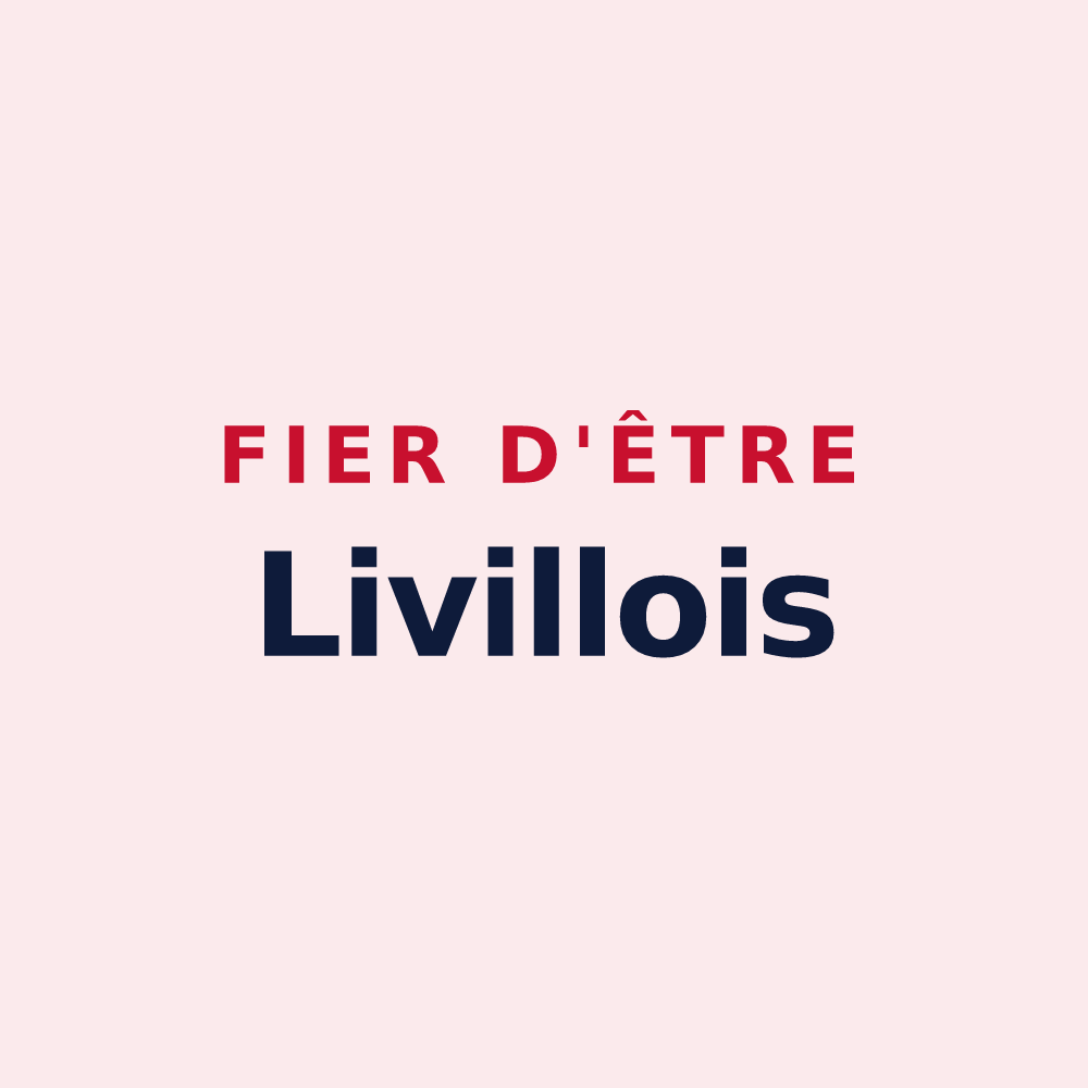 Magnet « Fier d'être Livillois » — design pour Livilliers