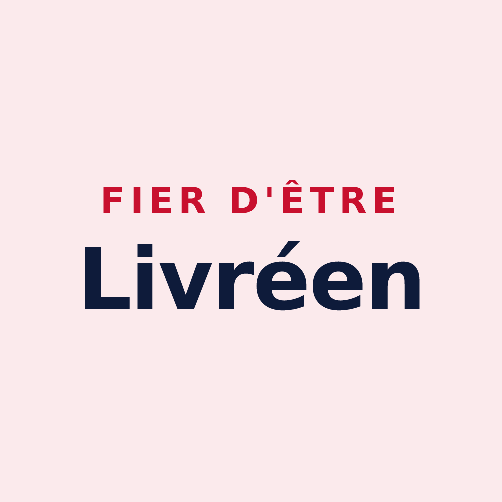 Magnet « Fier d'être Livréen » — design pour Livré-sur-Changeon