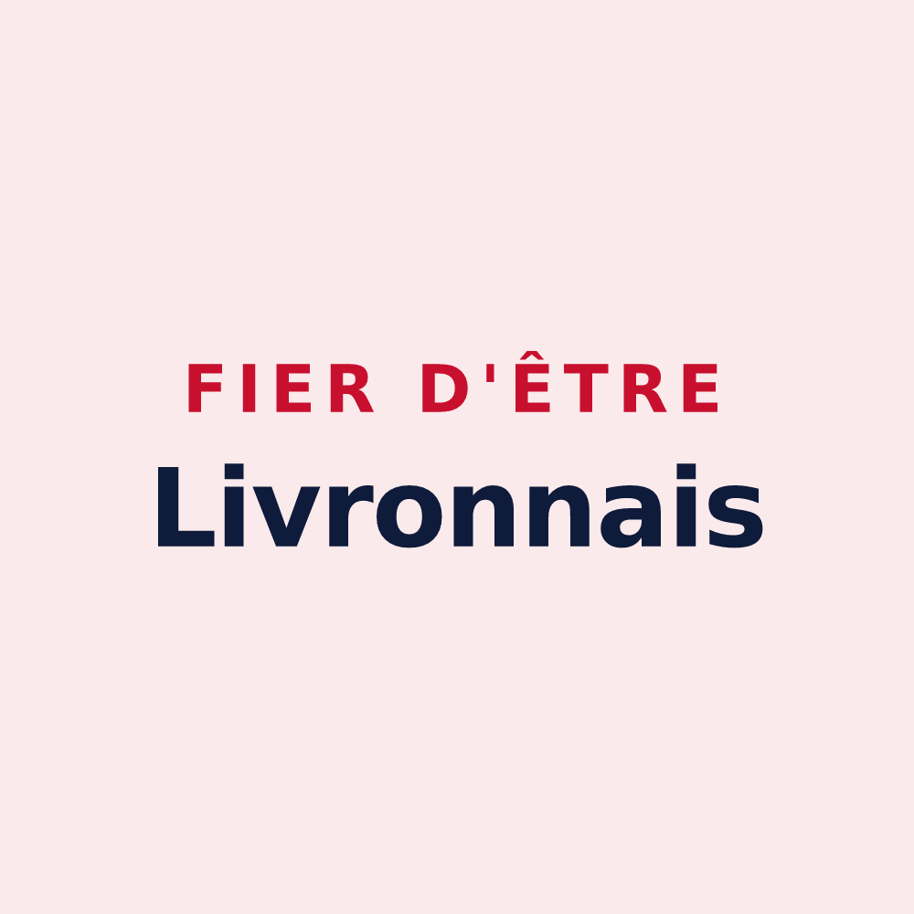 Magnet « Fier d'être Livronnais » — design pour Livron-sur-Drôme