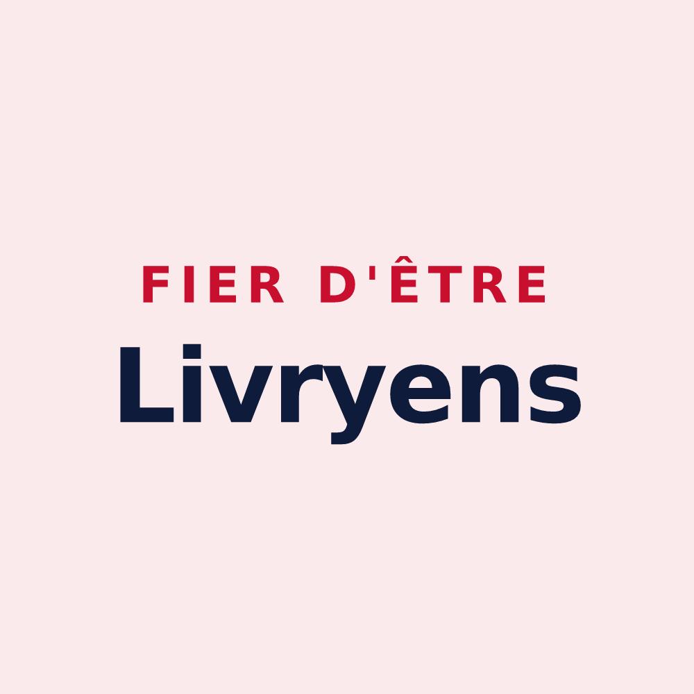 Magnet « Fier d'être Livryens » — design pour Livry-Gargan