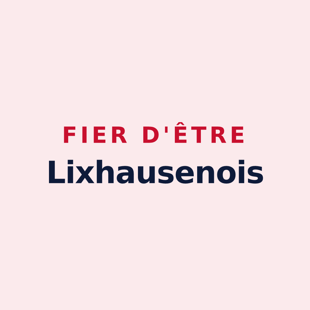 Magnet « Fier d'être Lixhausenois » — design pour Lixhausen