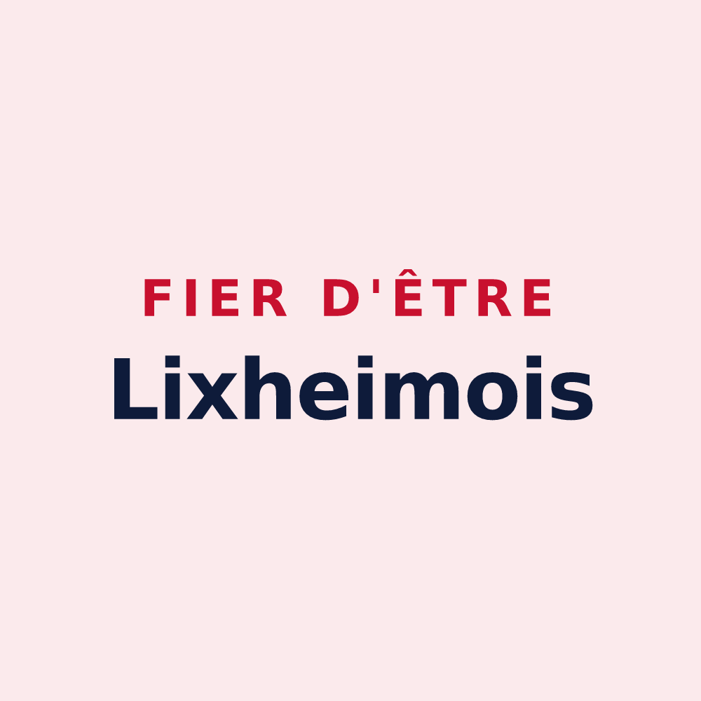 Magnet « Fier d'être Lixheimois » — design pour Lixheim