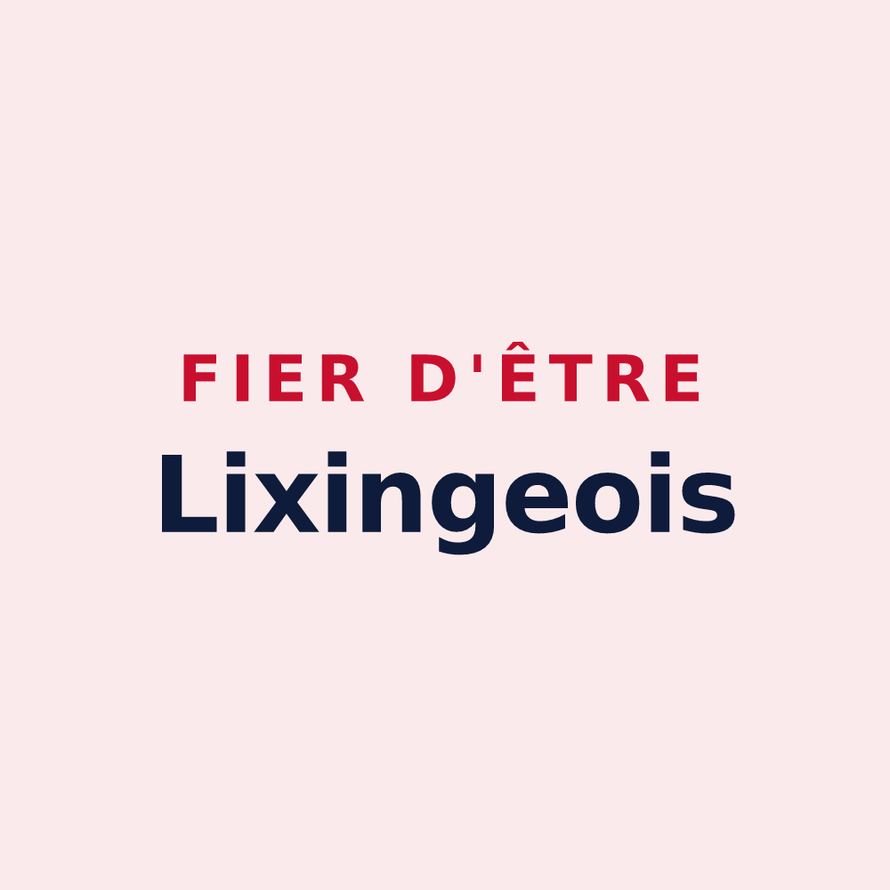Magnet « Fier d'être Lixingeois » — design pour Lixing-lès-Rouhling