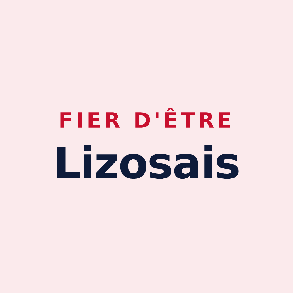 Magnet « Fier d'être Lizosais » — design pour Lizos