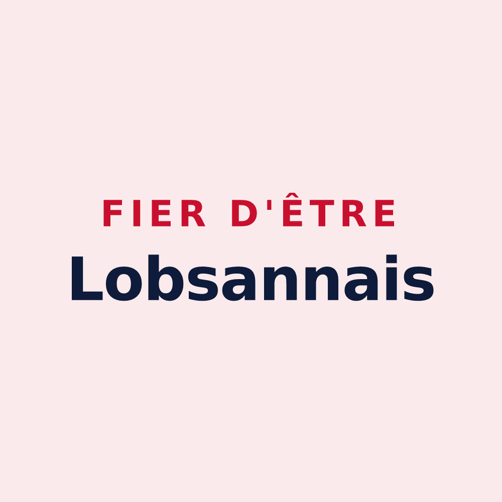 Magnet « Fier d'être Lobsannais » — design pour Lobsann