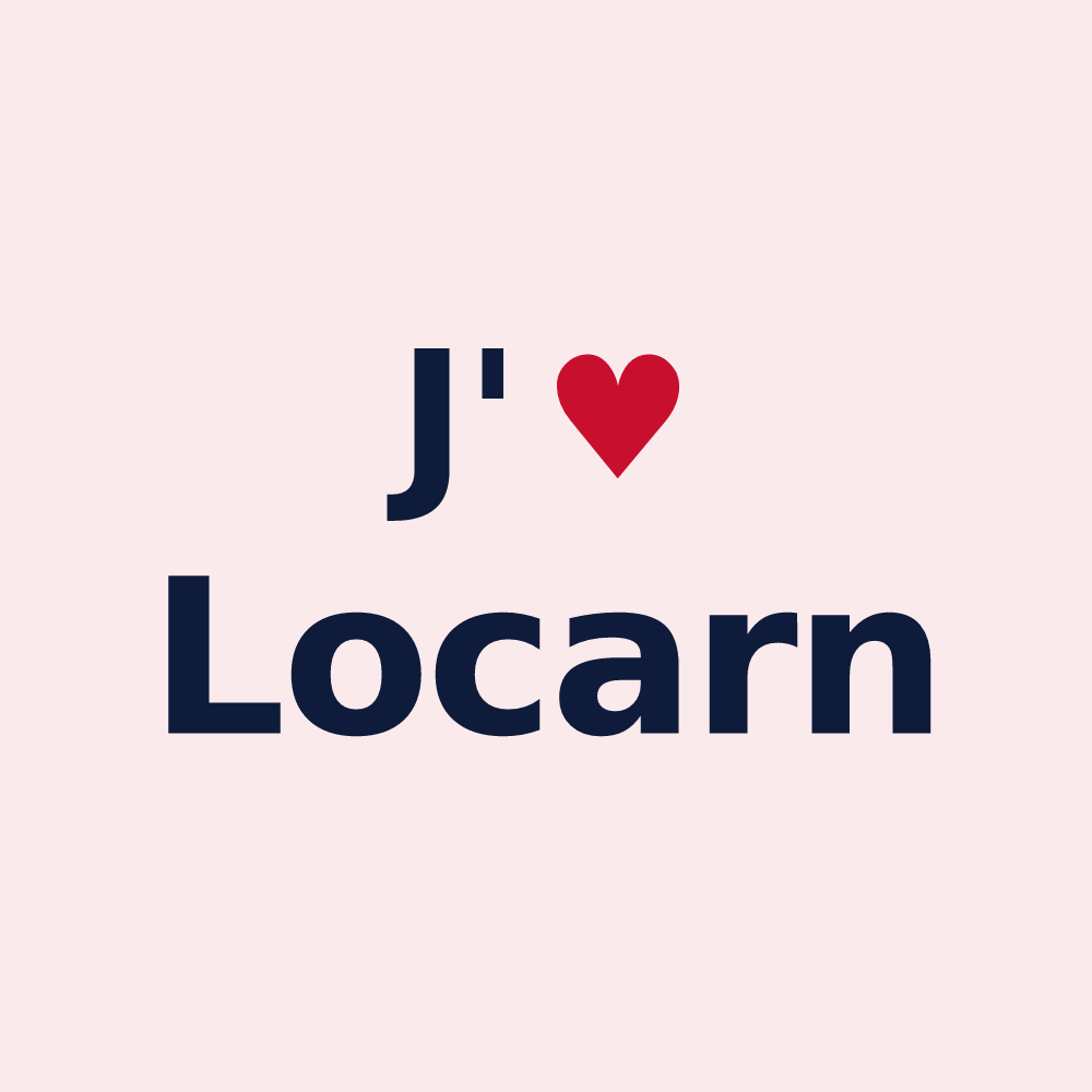 Magnet personnalisé Locarn — design J'aime Locarn