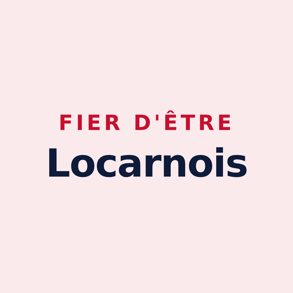 Magnet « Fier d'être Locarnois » — design pour Locarn