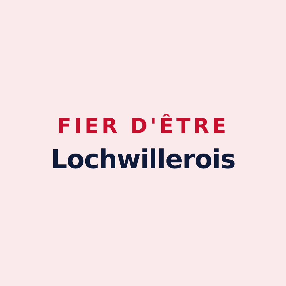Magnet « Fier d'être Lochwillerois » — design pour Lochwiller