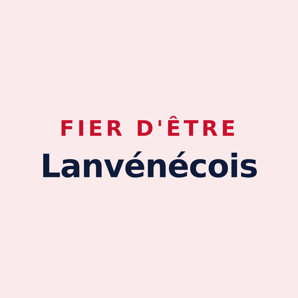 Magnet « Fier d'être Lanvénécois » — design pour Locmaria-Plouzané
