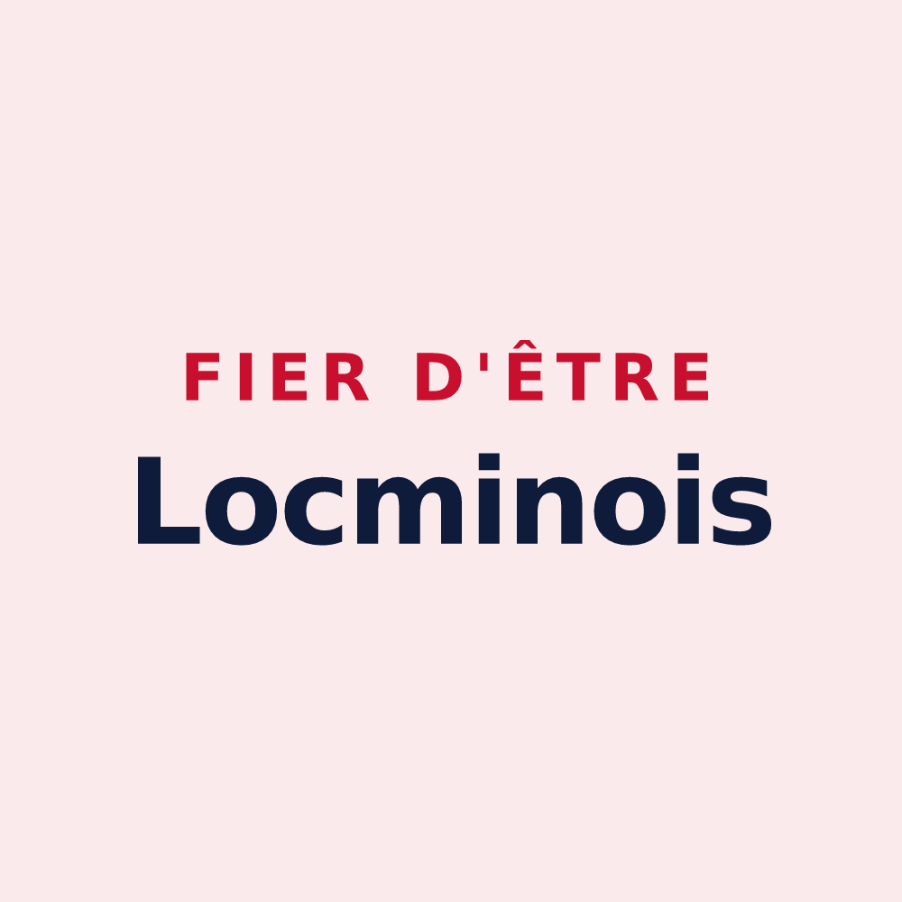 Magnet « Fier d'être Locminois » — design pour Locminé