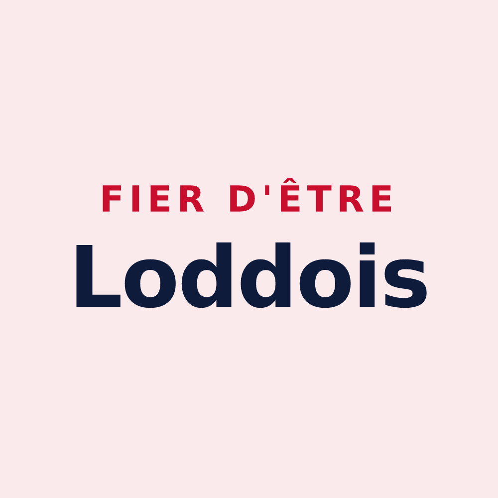 Magnet « Fier d'être Loddois » — design pour Loddes