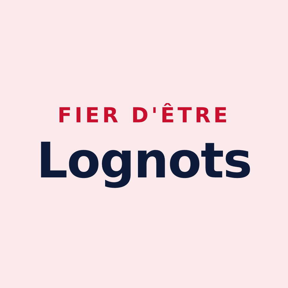 Magnet « Fier d'être Lognots » — design pour Lognes