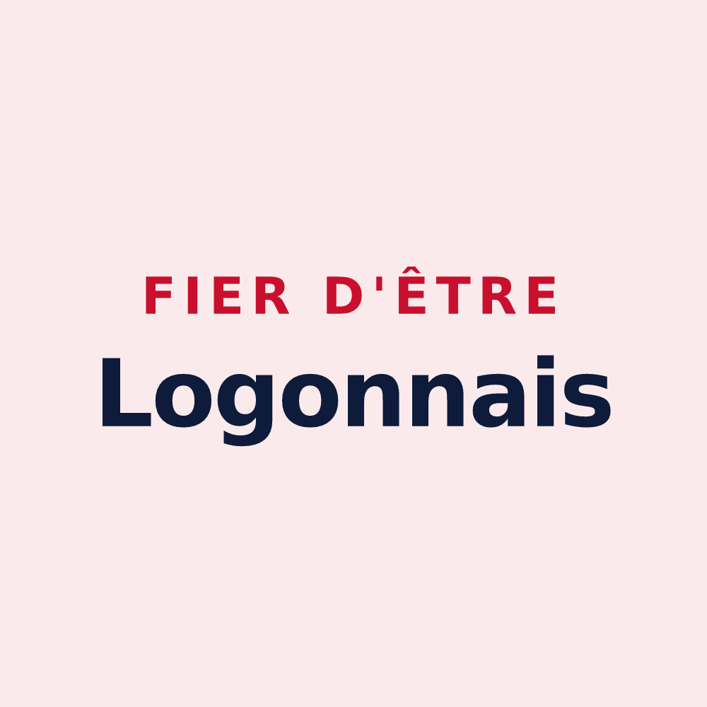 Magnet « Fier d'être Logonnais » — design pour Logonna-Daoulas