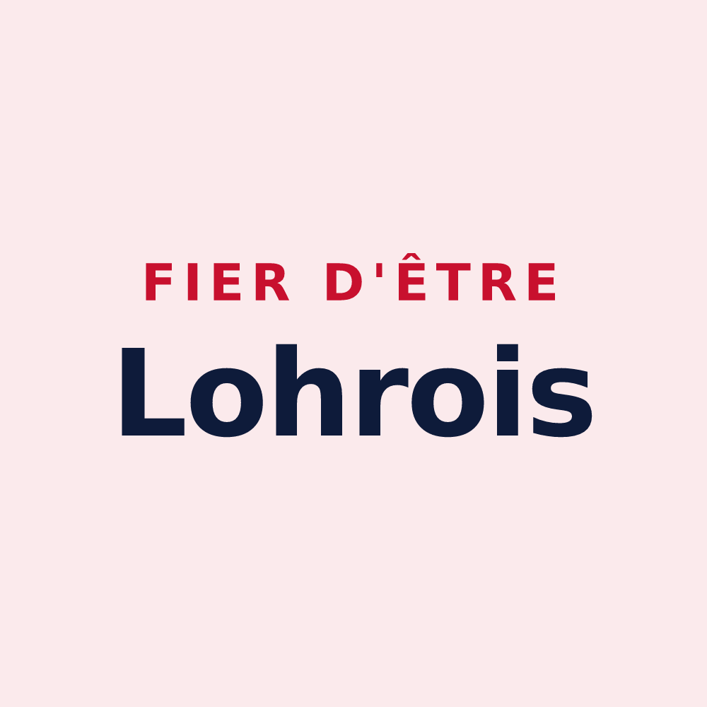 Magnet « Fier d'être Lohrois » — design pour Lohr