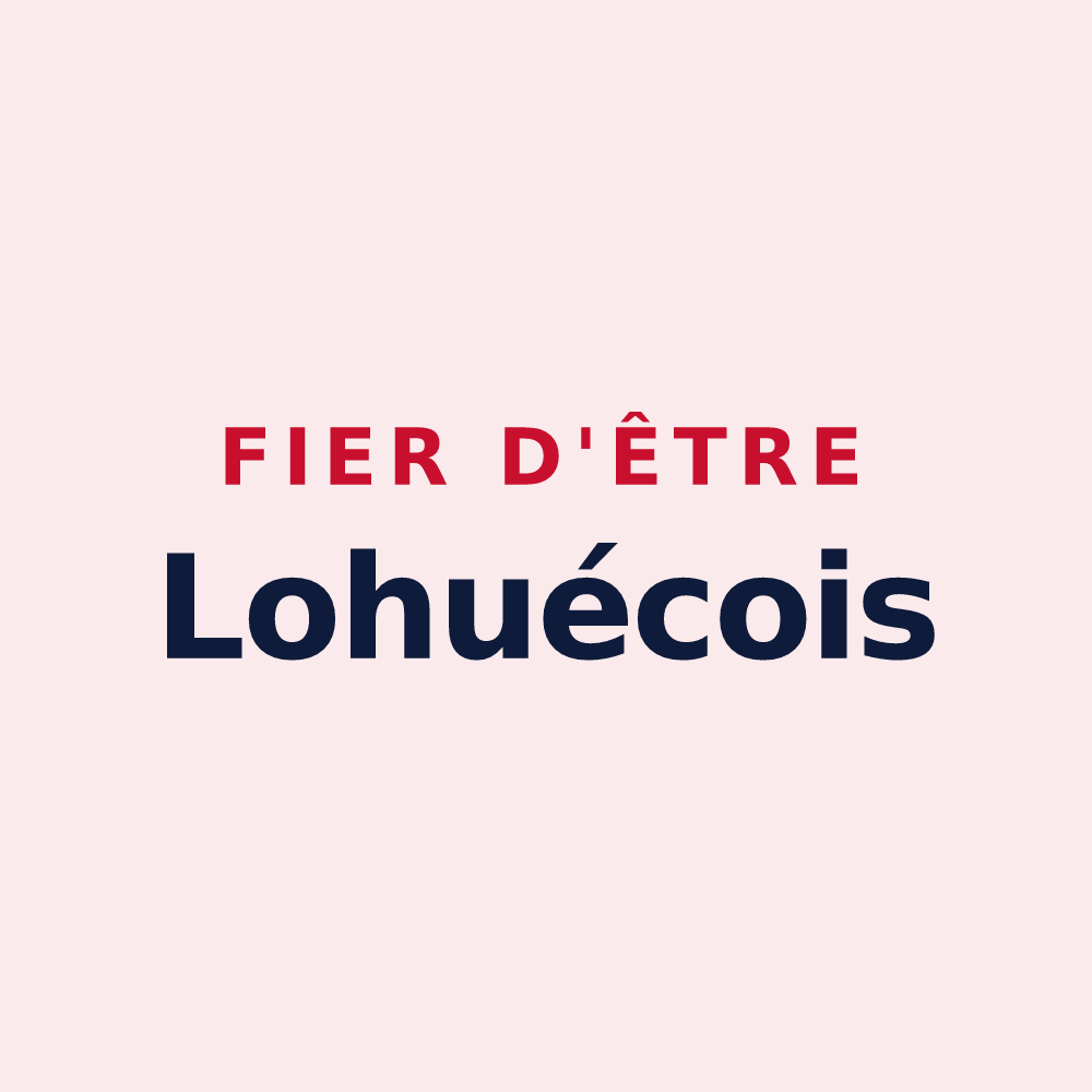 Magnet « Fier d'être Lohuécois » — design pour Lohuec