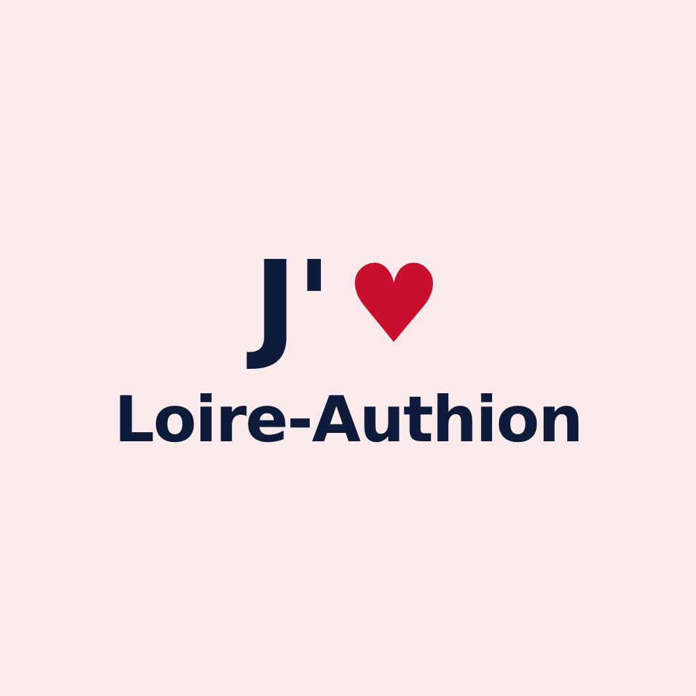 Magnet personnalisé Loire-Authion — design J'aime Loire-Authion