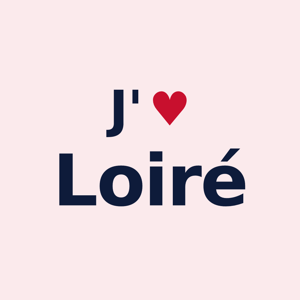 Magnet personnalisé Loiré — design « J'aime Loiré » imprimé sur le magnet