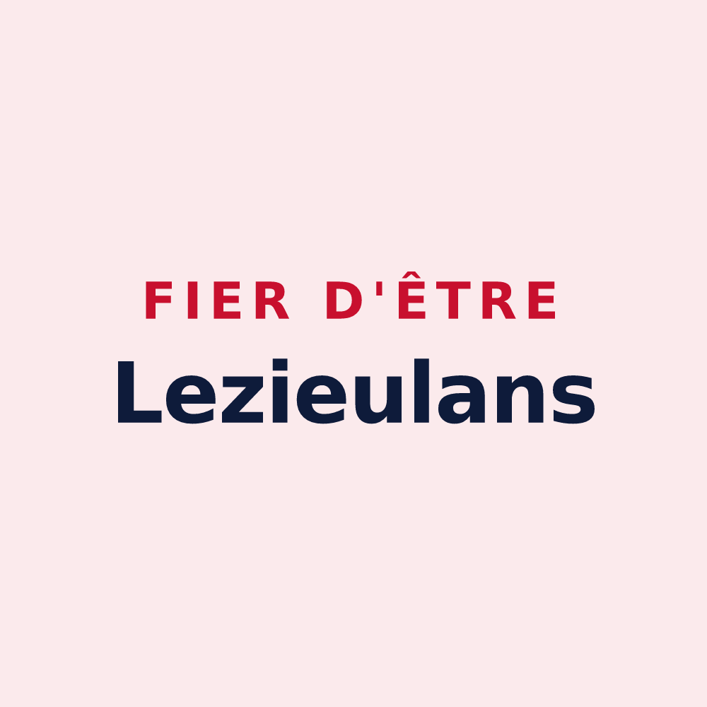 Magnet « Fier d'être Lezieulans » — design pour Loisieux