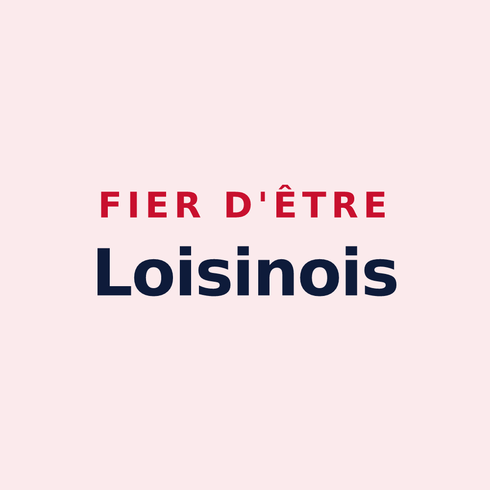 Magnet « Fier d'être Loisinois » — design pour Loisin