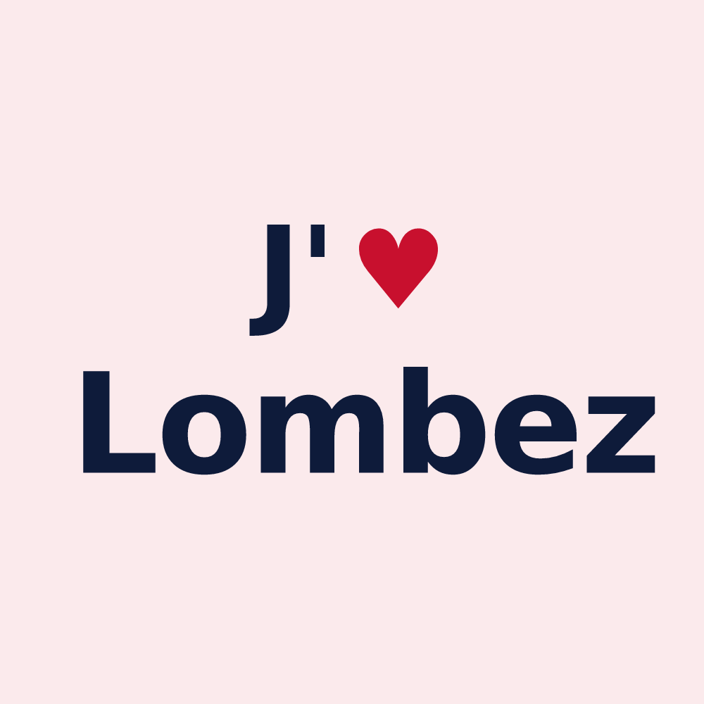 Magnet personnalisé Lombez — design J'aime Lombez