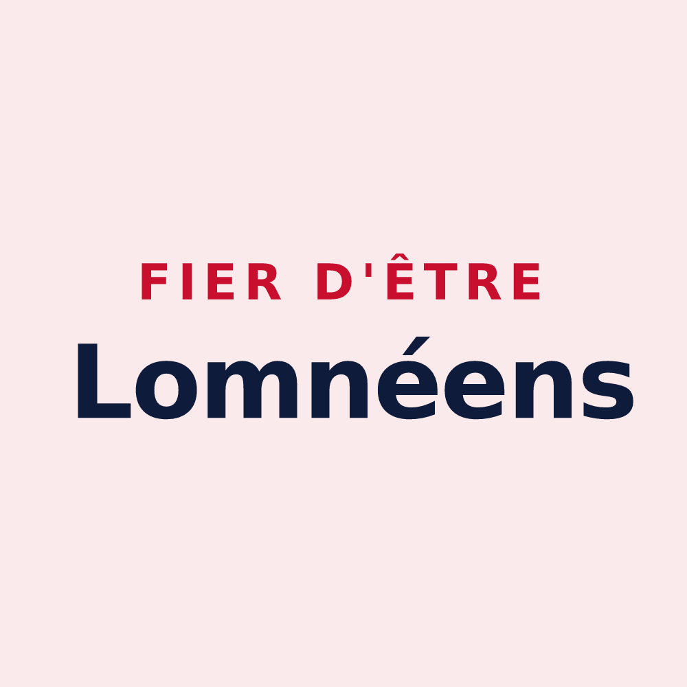 Magnet « Fier d'être Lomnéens » — design pour Lomné