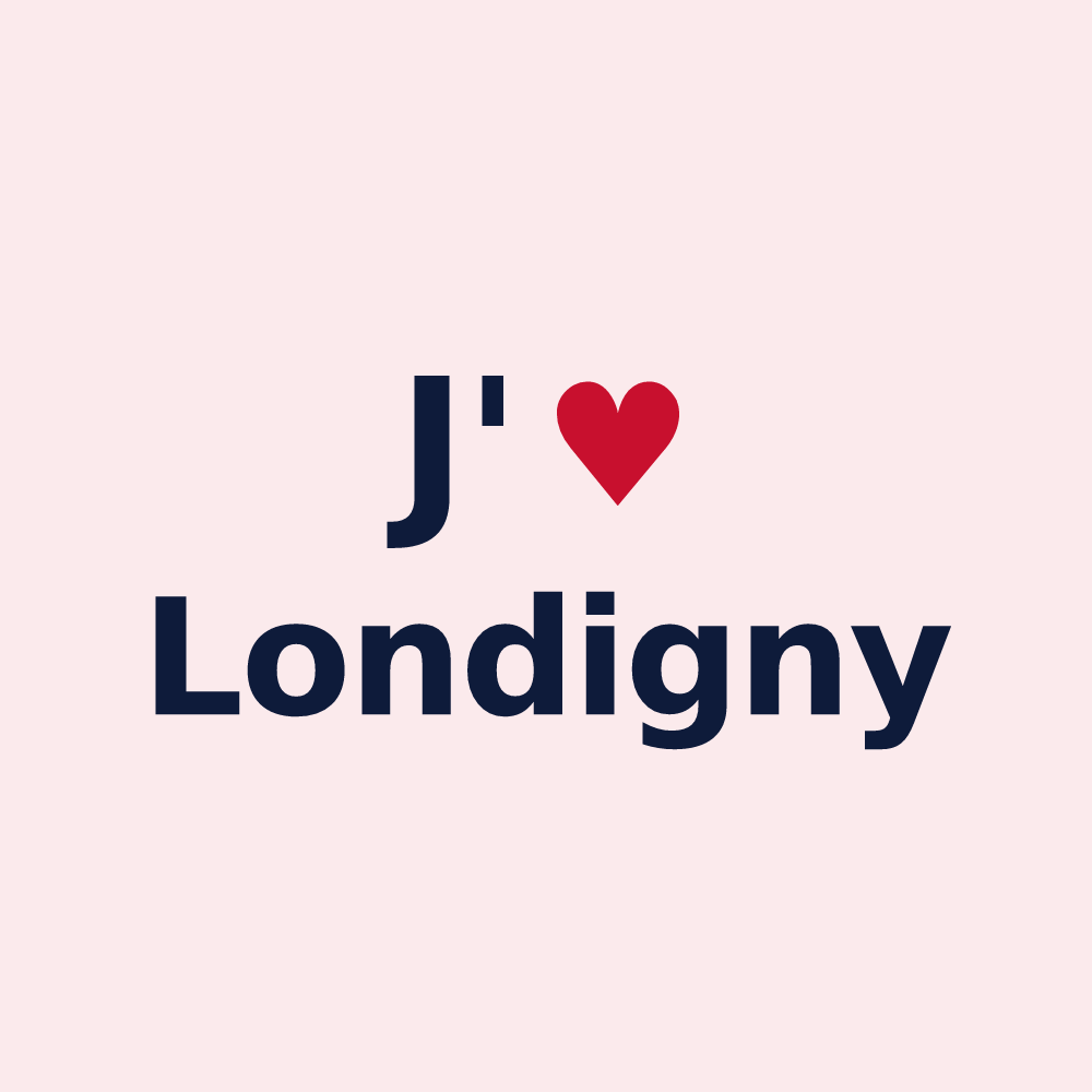 Magnet personnalisé Londigny — design J'aime Londigny