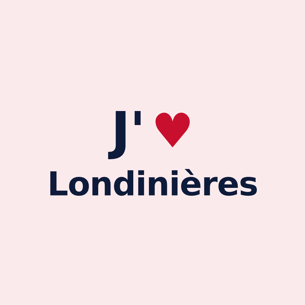 Magnet personnalisé Londinières — design J'aime Londinières
