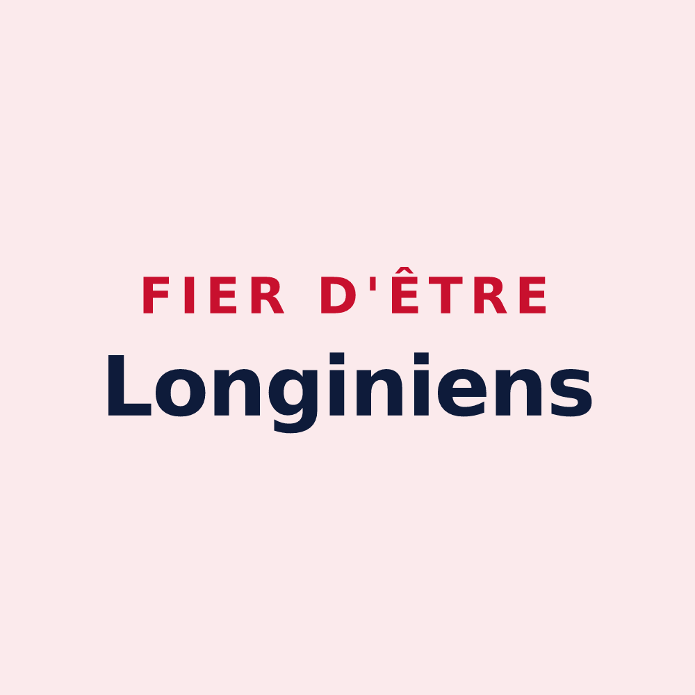 Magnet « Fier d'être Longiniens » — design pour Long