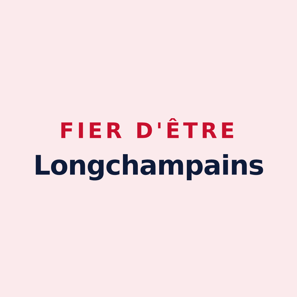 Magnet « Fier d'être Longchampains » — design pour Longchamps